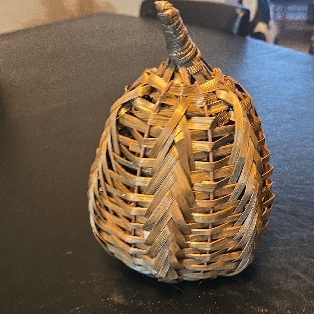 Woven Decorative Pear Basket ⭐️